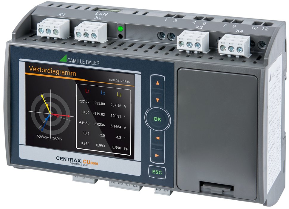 Una novedad en la automatización de energía: el CENTRAX CU5000 para el seguimiento y control de los parámetros de energía
